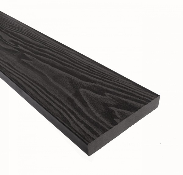 Террасная доска из ДПК Terrapol Смарт 3D Полнотелая без паза Черное дерево купить в Набережных Челнах