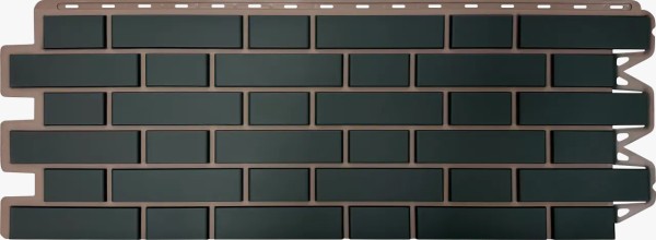Фасадная панель Альта-Профиль, Кирпич Клинкерный, Графит купить в Набережных Челнах