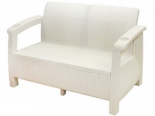 Двухместный диван Yalta Sofa Seаt белый купить в Набережных Челнах