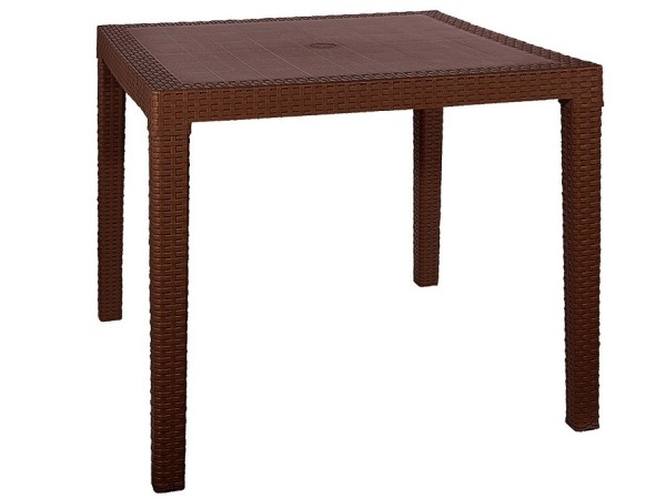 Стол квадратный FIJI Quatro Table Коричневый купить в Набережных Челнах