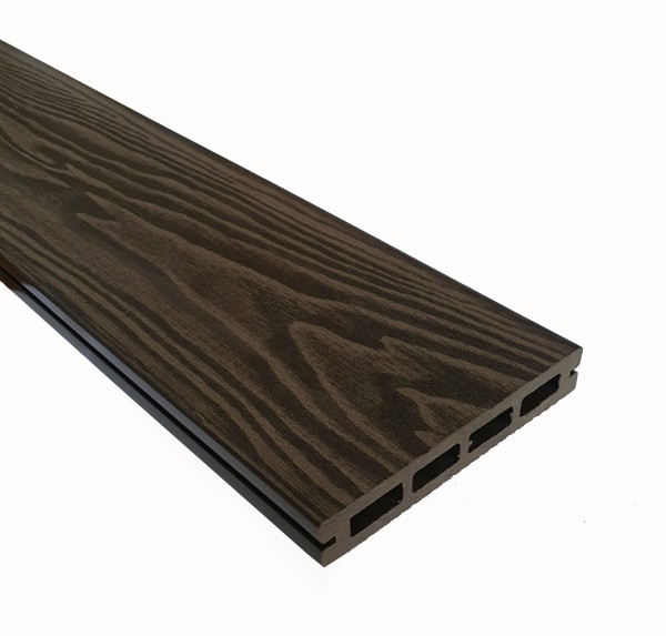 Террасная доска из ДПК Terrapol Смарт 3D Пустотелая с пазом Венге Соренто купить в Набережных Челнах