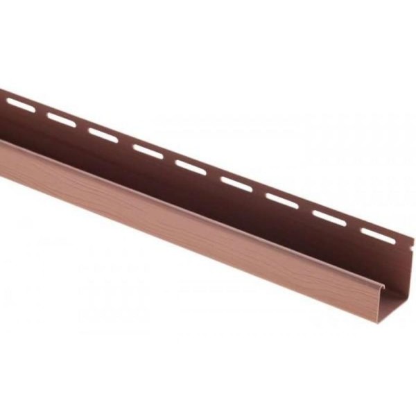 J-профиль Люкс Крашенный, T-15, ВН, Красно-коричневый купить в Набережных Челнах