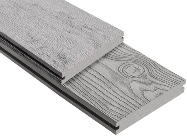 Террасная доска ДПК Outdoor 3D полнотелая STORM/OCEAN GREY серая микс купить в Набережных Челнах