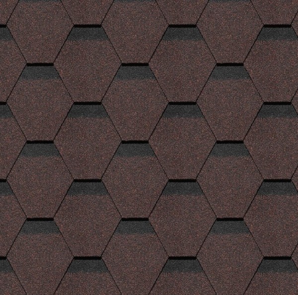 Гибкая черепица Docke, коллекция Шеффилд – Корица купить в Набережных Челнах