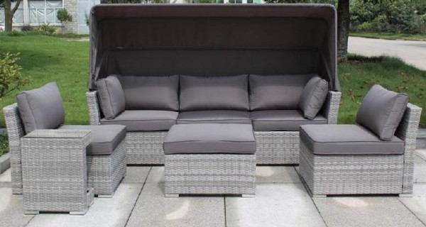Диван-Трансформер AFINA плетеный из иск. ротанга AFM-320G Grey купить в Набережных Челнах