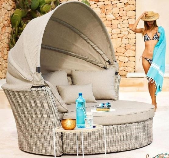 Диван-Трансформер AFINA плетеный из иск. ротанга AFM-325 Beige купить в Набережных Челнах