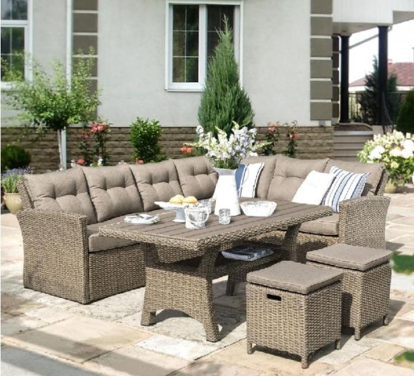 Комплект мебели AFINA плетеной из иск. ротанга AFM-307B Beige купить в Набережных Челнах