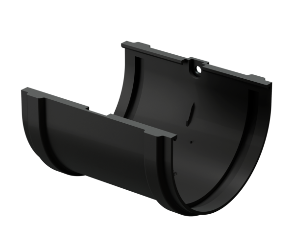 Соединитель желоба Docke Premium ПВХ - Карбон купить в Набережных Челнах