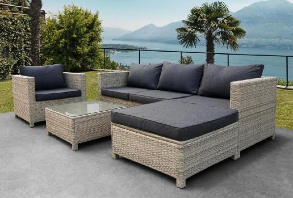 Комплект мебели AFINA плетеной из иск. ротанга YR821G Grey/Grey купить в Набережных Челнах