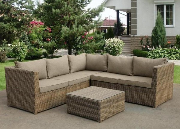 Комплект мебели AFINA плетеной из иск. ротанга YR825B Beige купить в Набережных Челнах