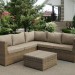 Комплект мебели AFINA плетеной из иск. ротанга YR825B Beige купить в Набережных Челнах