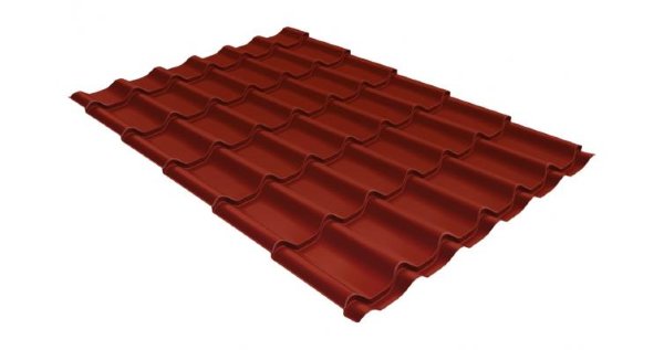 Металлочерепица классик 0,5 Satin RAL 3009 оксидно-красный купить в Набережных Челнах