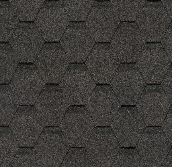 Гибкая черепица Docke, коллекция Шестигранник Серый купить в Набережных Челнах