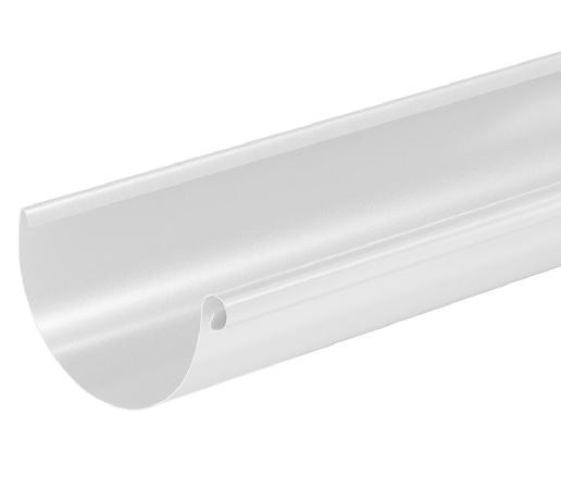 Водосток Aquasistem, система 125x90 - Водосточный желоб 3.00м RAL 9003 Белый купить в Набережных Челнах