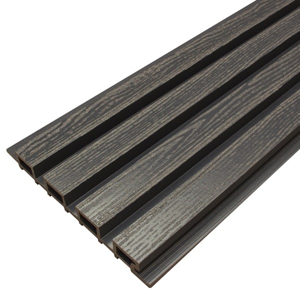 Фасадная доска из ДПК Faynag Wood Рейка Мокрый Асфальт купить в Набережных Челнах