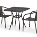 Комплект плетеной мебели AFINA из иск. ротанга T282BNT/Y137C-W53 Brown 2Pcs купить в Набережных Челнах