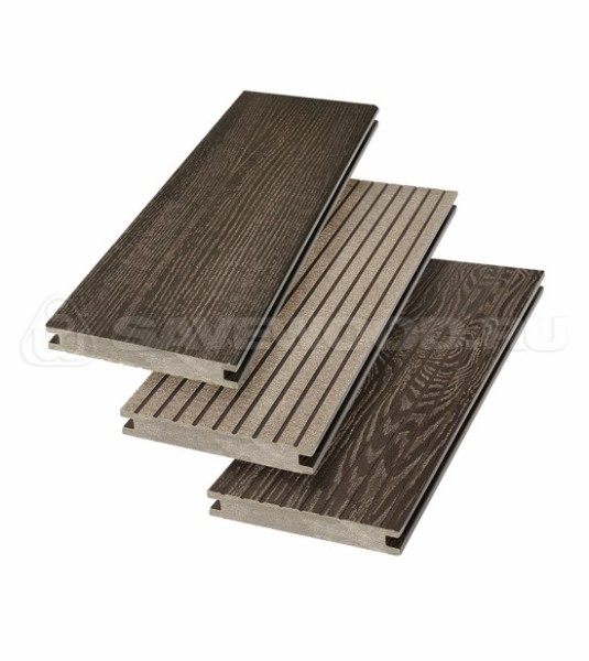 Террасная доска SW Fraxinus (R) полнотелая «SaveWood» Темно-коричневый купить в Набережных Челнах