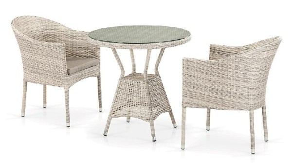 Комплект плетеной мебели AFINA из иск. ротанга T705ANT/Y350-W85 Latte 2Pcs купить в Набережных Челнах