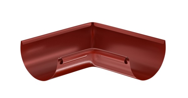 Водосток Aquasistem, система 150x100 - Угол желоба, внутренний 90° RR 29 Бургундский купить в Набережных Челнах