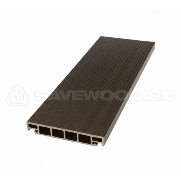 Террасная доска из ДПК SW-Salix «SaveWood» темно-коричневый купить в Набережных Челнах