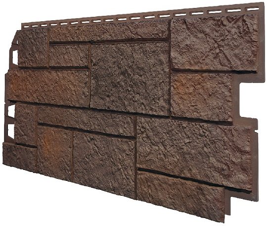 Фасадная панель VOX Sandstone (Сандстоун) темно коричневый купить в Набережных Челнах