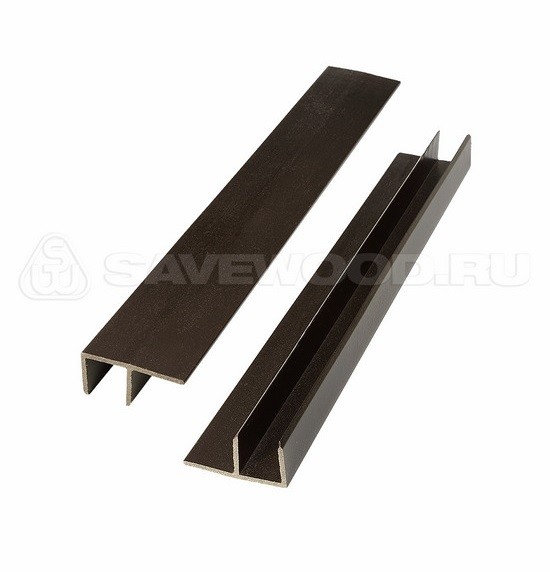 F-профиль ДПК Savewood – Тёмно-коричневый купить в Набережных Челнах