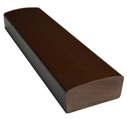 Лавочный брус Ecodecking Некст полнотелый глянцевый 70х35 шоколад купить в Набережных Челнах