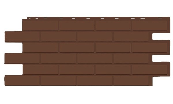 Фасадная панель T-Siding Кирпич Модерн Эко Браун купить в Набережных Челнах