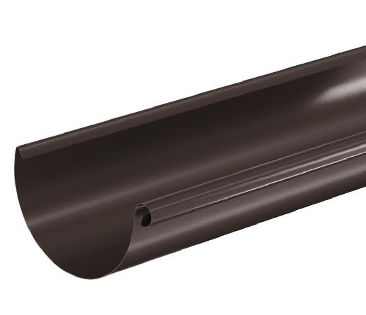 Водосток Aquasistem, система 125x90 - Водосточный желоб 3.00м RR 32 Тёмно Коричневый купить в Набережных Челнах