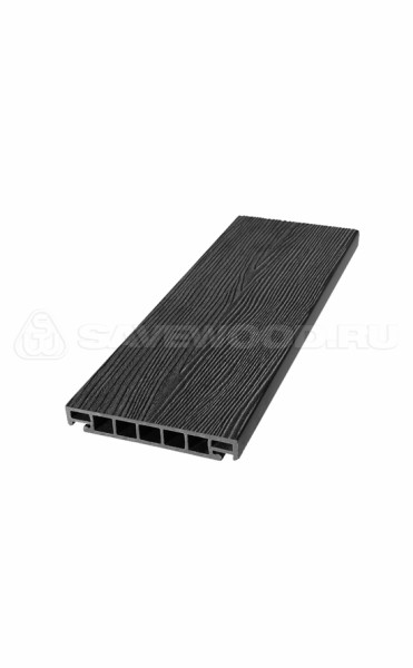 Террасная доска из ДПК SW Salix (S) (R) черный купить в Набережных Челнах